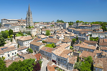 St.-Emilion village in the Gironde department of the Aquitaine region in southwestern France, Europe