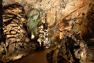 Interior of the Baradla-Domica cave system in the Aggtelek National park which stradles the border between Hungary and Slovakia.