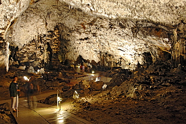 Interior of the Baradla-Domica cave system in the Aggtelek National park which stradles the border between Hungary and Slovakia.