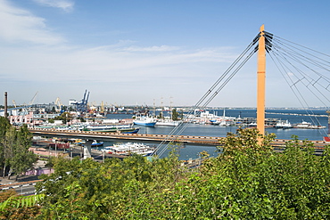 The port of Odessa on the Black Sea coast of Ukraine, Europe