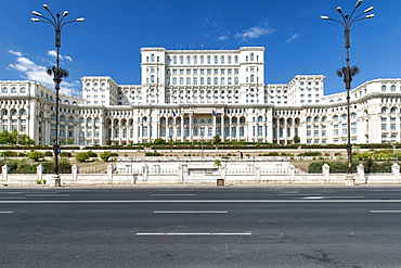 Palace of the Parliament (aka Ceausescu's Palace) in Bucharest, Romania, Europe