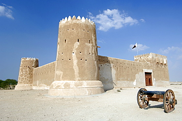 The Al-Zubara fort in north west Qatar.