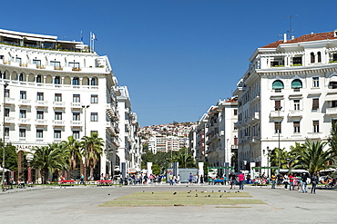 Aristotelous Square in Thessaloniki, Greece, Europe