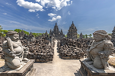 Candi Sewu, part of Prambanan, a 9th-century Hindu temple compound near Yogyakarta in central Java, Indonesia.