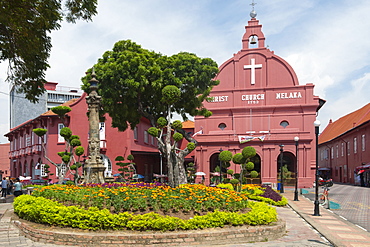 Christ Church in Malacca, Malaysia.