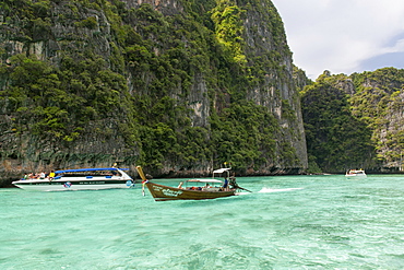 Phi Ley bay, part of Koh Phi Phi Ley island in Thailand.