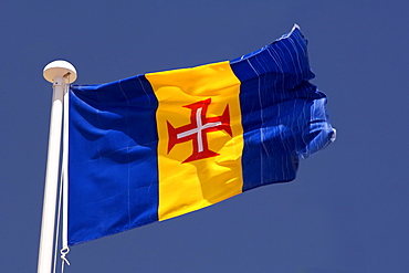 The flag of the Madeira archipelago.