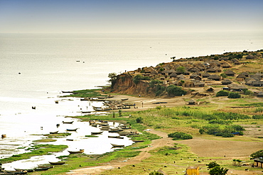 The village of Kaiso on the shores of Lake Albert in western Uganda.