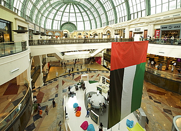 Interior of the Mall of the Emirates shopping centre in Dubai, the UAE.