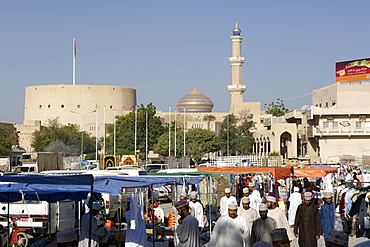 The outdoor souk in Nizwa in the Sultanate of Oman.