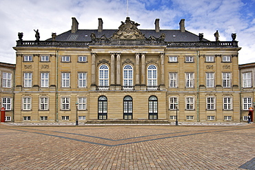 Christian VIIIâ€™s Palace (Levetzauâ€™s Palace) at Amalienborg in Copenhagen, Denmark, Scandinavia, Europe