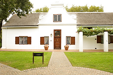 Manor house of the Nederburg wine estate in Paarl, Western Cape, South Africa.