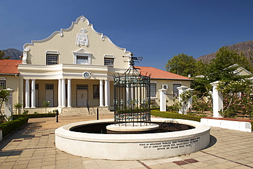 The town hall in Franschhoek, Western Cape, South Africa.