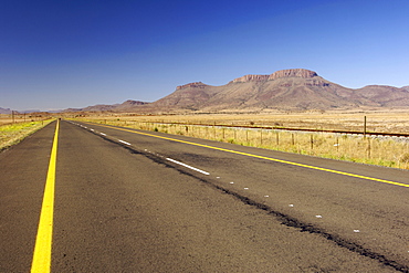 The N9 highway between Graaf Reinet and Middelburg in South Africa's Eastern Cape Province.