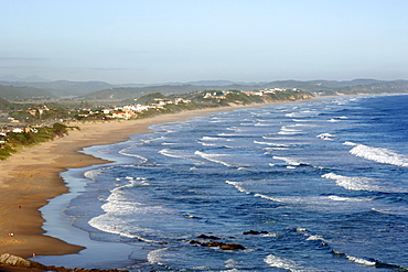 The Wilderness beach and the Indian Ocean on South Africa's Garden Route coastline.