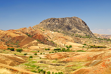 Landscape along the RN6 road approximately 200 kms north of Antananarivo, Madagascar, Africa