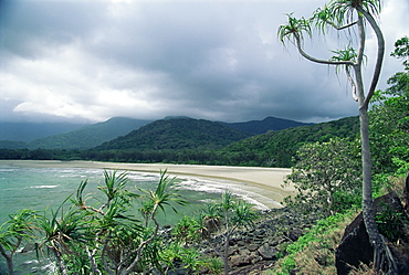 Cape Tribulation, near where Captain Cook ran aground on reef, Queensland, Australia, Pacific