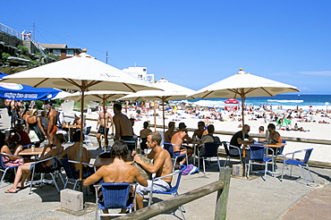 Cafe at Tamarama, south of Bondi Beach, eastern suburbs, Sydney, New South Wales, Australia, Pacific