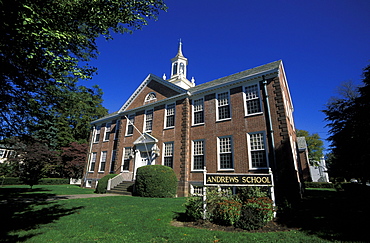 Andrews School in Bristol, a historic town in the east of the state, Bristol, Rhode Island, Usa