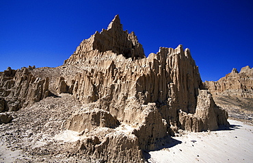 Cathedral Gorge State Park, Nevada, The Great Basin, Usaone million year old sediments have been eroded into badlands-style ridges and gullies