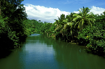 River on the east coast of Efate Island, Efate Island, Vanuatu