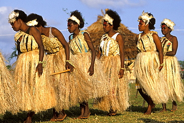 Women from the island of Erromango at a Melanesian cultural festival, Efate Island, Port Vila, Vanuatu