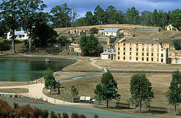 Port Arthur Historic Site, the notorious 19th century penal colony and scene of the tragic 1996 gun massacre, Port Arthur, south east, Tasmania, Australia, Pacific