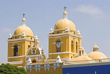 The Cathedral (1666) on the Plaza de Armas in the capital of the north, Trujillo, Peru, South America