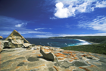 The Remarkable Rocks, weathered layer remnants on a granite dome, Flinders Chase National Park, Kangaroo Island, South Australia, Australia, Pacific