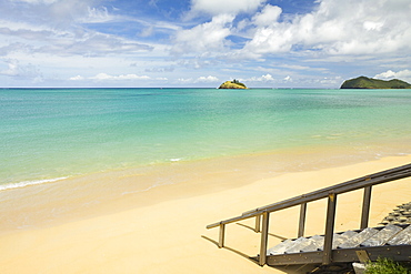 The lagoon with the world's most southerly coral reef, at this 10km long volcanic island in the Tasman Sea, Lord Howe Island, UNESCO World Heritage Site, New South Wales, Australia, Pacific