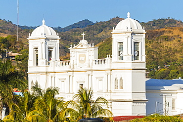 San Pedro Cathedral built in 1874 on Parque Morazan in this important northern commercial city, Matagalpa, Nicaragua, Central America