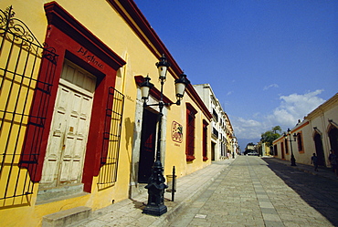 Typical street, Oaxaca, Mexico, Central America