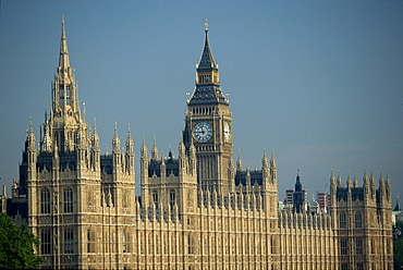 The Houses of Parliament and Big Ben, Westminster, UNESCO World Heritage Site, London, England, United Kingdom, Europe