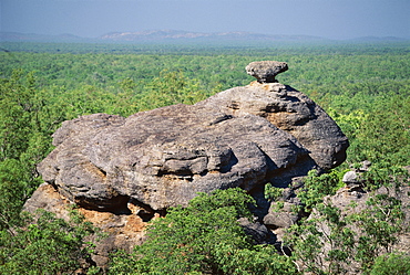 Part of Nourlangie Rock, sacred aboriginal shelter and rock art site, Kakadu National Park, UNESCO World Heritage Site, Northern Territory, Australia, Pacific