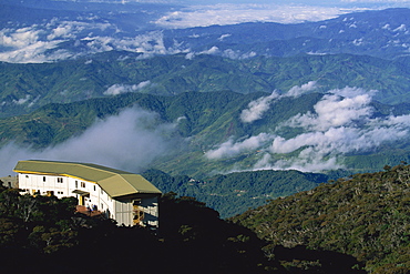 Laban Rata Resthouse, a stop for climbers on Mount Kinabalu, Sabah, Malaysia, Southeast Asia, Asia