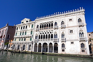 Ca' d'Oro (House of Gold), Grand Canal, Venice, UNESCO World Heritage Site, Veneto, Italy, Europe