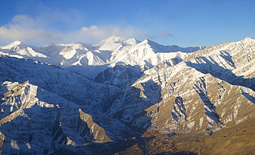 Aerial photo of Himalayas, Southern Ladakh, India, Asia