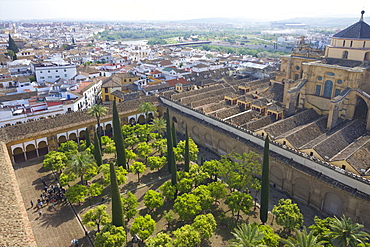 Exterior of Mezquita (Great Mosque) and Cathedral, UNESCO World Heritage Site, Cordoba, Andalucia, Spain, Europe