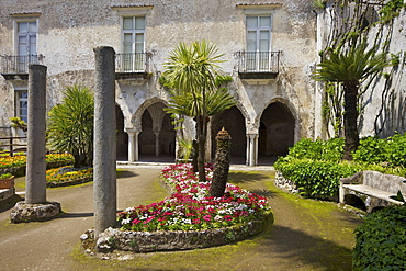 Villa Rufolo gardens, Ravello, Amalfi Coast, UNESCO World Heritage Site, Campania, Italy, Europe