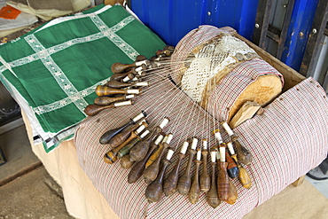 Tools for lace-making,  Anuradhapura, Sri Lanka, Asia