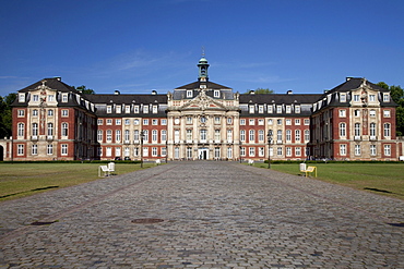 Schloss, Castle, University, Muenster, Muensterland, North Rhine-Westfalia, Germany, Europa