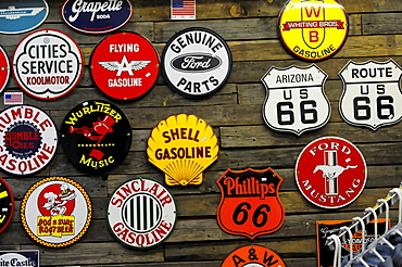 Memorabilia, souvenirs, Route 66, Seligman, Arizona, USA, North America