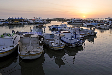 Harbour view of the Crusader city of Tartus, Tartous, Syria, Middle East, West Asia