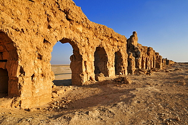 Byzantine ruins at the archeological site of Resafa, Sergiopolis, near the Euphrates, Syria, Middle East, West Asia
