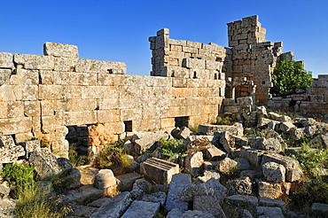 Byzantine ruin at the archeological site of Serjilla, Dead Cities, Syria, Middle East, West Asia