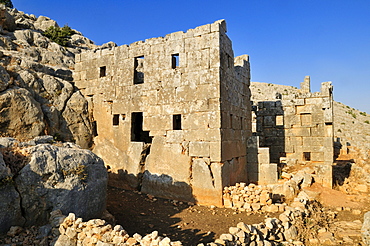 Ruin of the Byzantine monastery of Breigh, Dead Cities, Syria, Middle East, West Asia