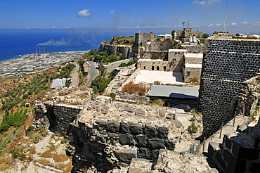 Crusader fortress, castle of Qalaat Marqab, Margat, Syria, Middle East, West Asia