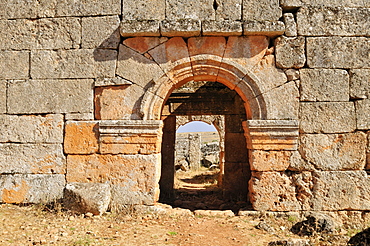 Byzantine ruin at the archeological site of Serjilla, Dead Cities, Syria, Middle East, West Asia