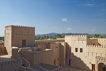 Interior view of the fort of Nizwa, Oman, Middle East