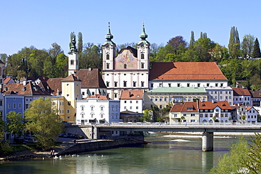 Michaelerkirche church in Steyr, Upper Austria, Austria, Europe